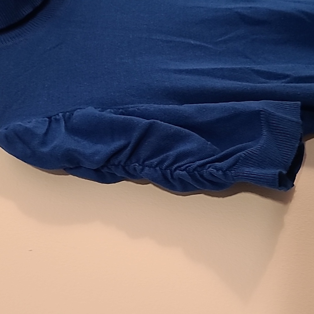 Style & Co xl stretchy blue turtle neck sweater. - Picture 4 of 8